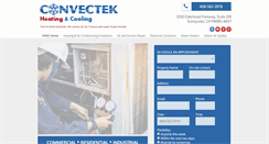 Desktop Screenshot of convectek.com